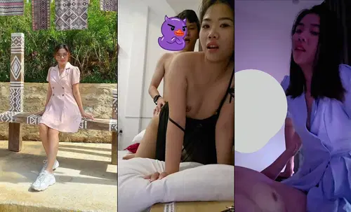 (không che) Vừa đụ vừa nhét quần lót vào miệng em để hôn – Phần 2